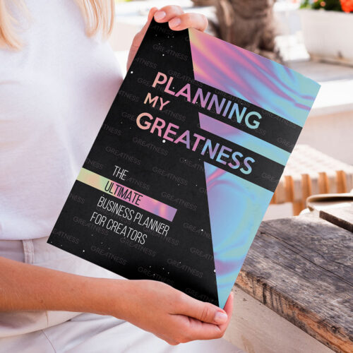 Planning My Greatness - The Ultimate Business Planner For Creators (Tie Dye)