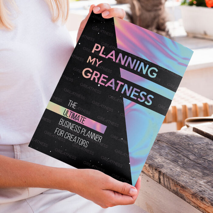 Planning My Greatness - The Ultimate Business Planner For Creators (Tie Dye)