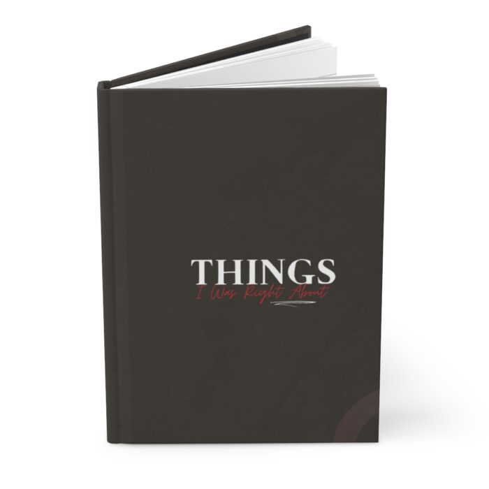 Things I Was Right Journal - Black